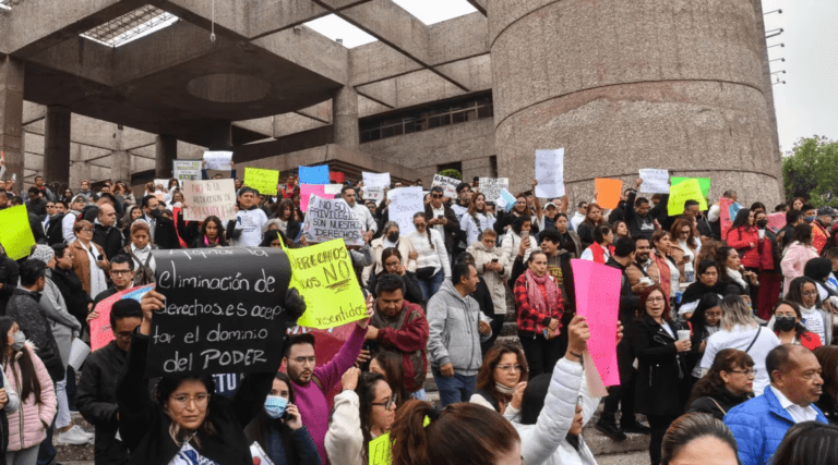 A paro nacional trabajadores del Poder Judicial de la Federación